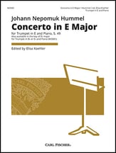 Concerto in E Major, S. 49 Trumpet in E and Piano cover
